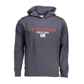 U.S. POLO ASSN. Blue Cotton Men Sweater - Hoodies