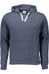 U.S. POLO ASSN. Blue Cotton Men Sweater - Hoodies