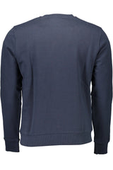 U.S. POLO ASSN. Blue Cotton Men Sweater - Sweatshirts