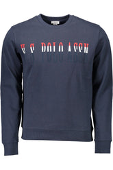U.S. POLO ASSN. Blue Cotton Men Sweater - Sweatshirts