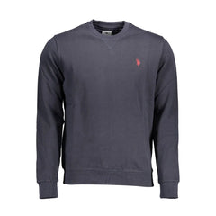 U.S. POLO ASSN. Blue Cotton Men Sweater - Sweatshirts