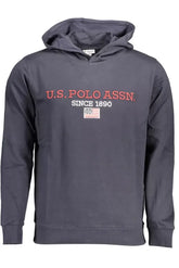 U.S. POLO ASSN. Blue Cotton Men Sweater - XL - Hoodies