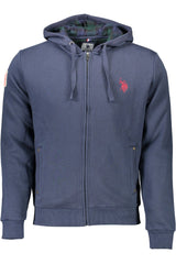 U.S. POLO ASSN. Blue Cotton Men Sweater - XXL - Hoodies