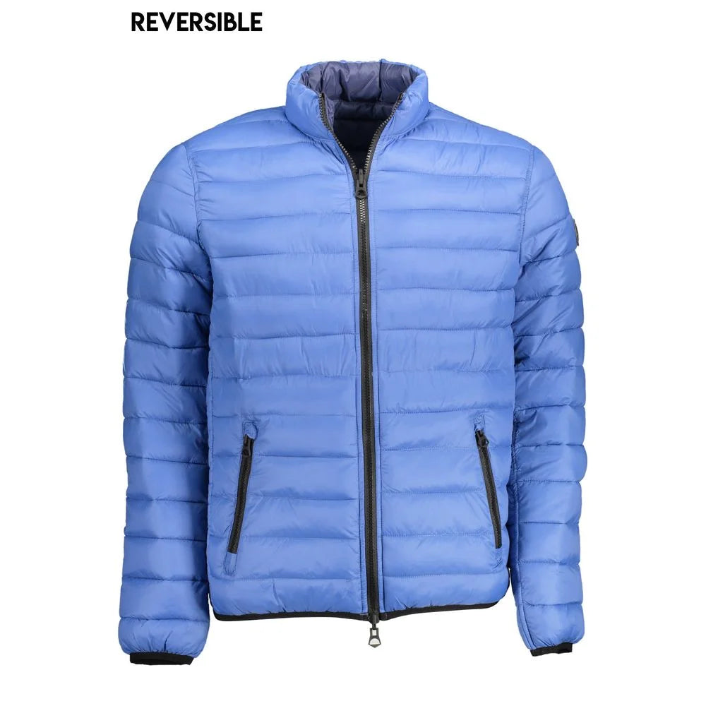 U.S. POLO ASSN. Blue Nylon Jackets & Coat - Puffer Jackets
