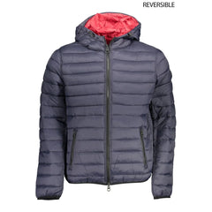 U.S. POLO ASSN. Blue Nylon Jackets & Coat - Puffer Jackets