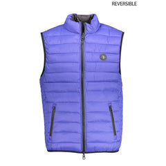 U.S. POLO ASSN. Blue Nylon Men Jacket - IT54 | XXL - Vests