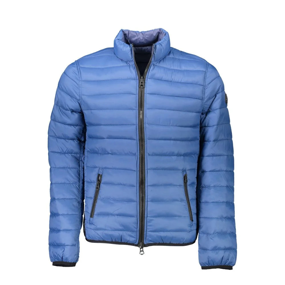 U.S. POLO ASSN. Blue Nylon Men Jacket - Puffer Jackets