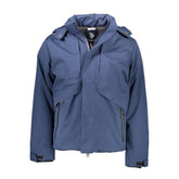 U.S. POLO ASSN. Blue Polyester Men Jacket - IT54 | XXL - Rain Coats