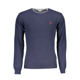 U.S. POLO ASSN. Blue Wool Men Sweater - XXL - Sweaters