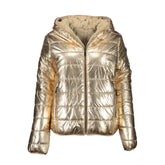 U.S. POLO ASSN. Gold Nylon Jackets & Coat - Puffer Jackets