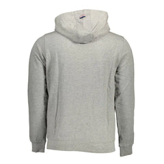 U.S. POLO ASSN. Gray Cotton Men Sweater - Hoodies