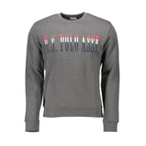 U.S. POLO ASSN. Gray Cotton Men Sweater - Sweatshirts