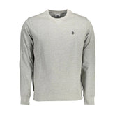 U.S. POLO ASSN. Gray Cotton Men Sweater - Sweatshirts
