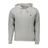 U.S. POLO ASSN. Gray Cotton Men Sweatshirt - Hoodies