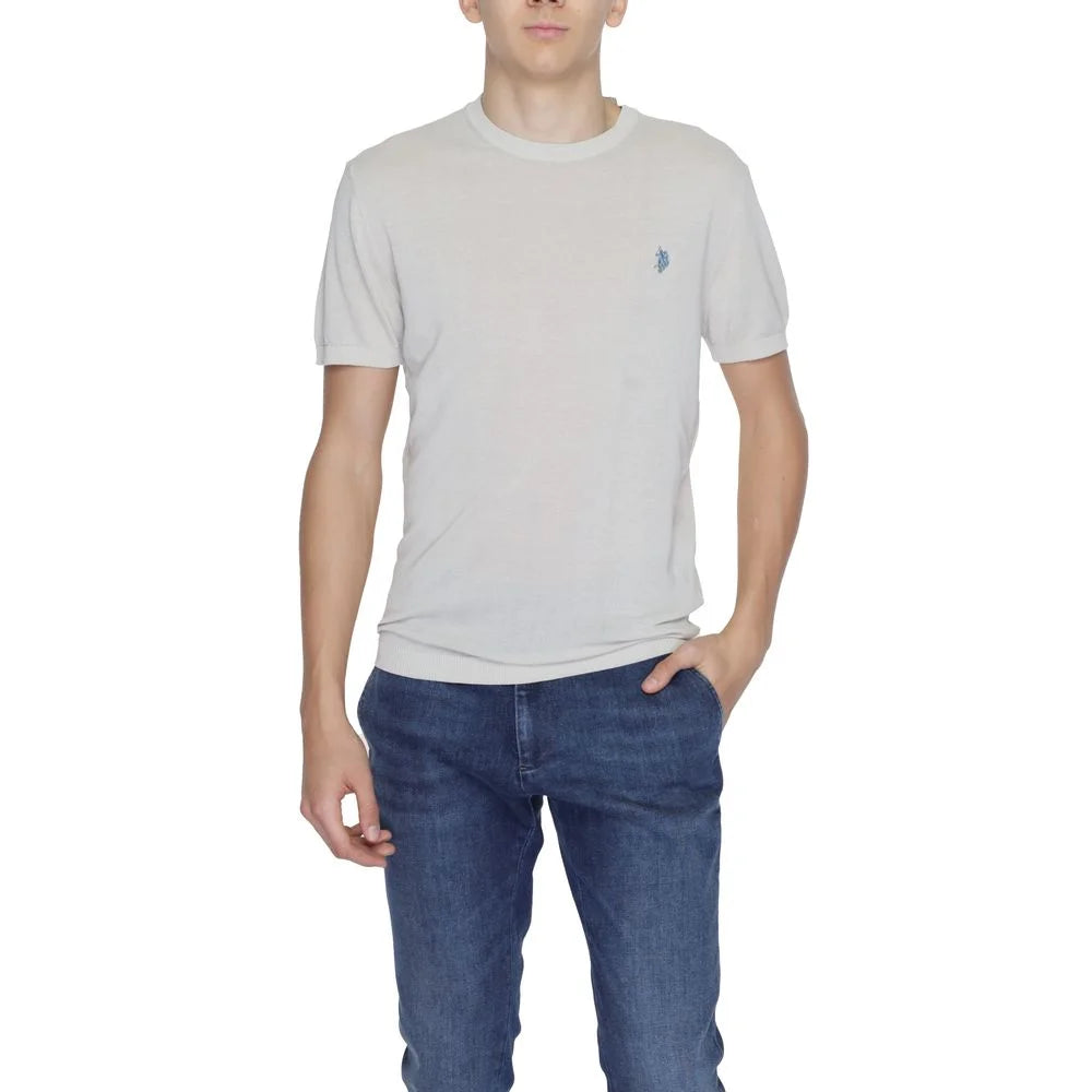 U.S. POLO ASSN. Gray Cotton Sweater - T-Shirts
