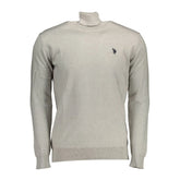 U.S. POLO ASSN. Gray Cotton Sweater - XL - Sweaters
