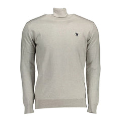 U.S. POLO ASSN. Gray Cotton Sweater - XL - Sweaters