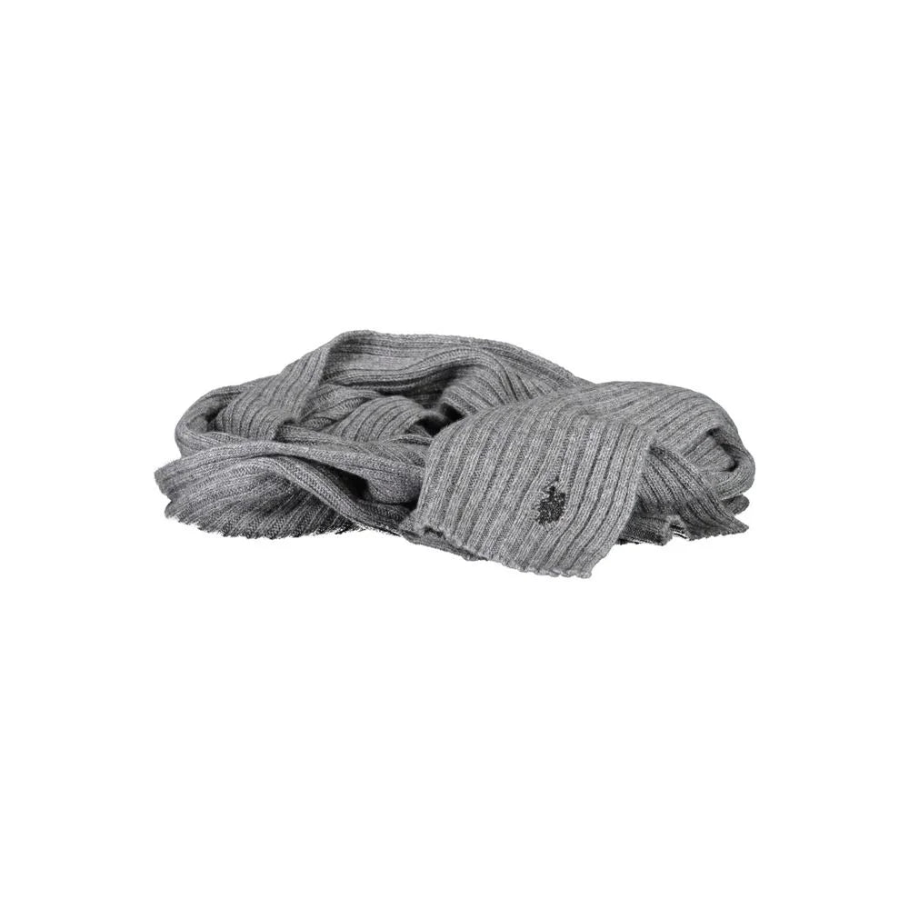 U.S. POLO ASSN. Gray Wool Scarf - Scarves & Shawls