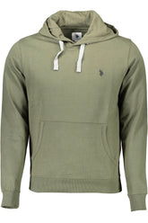 U.S. POLO ASSN. Green Cotton Men Sweater - Hoodies