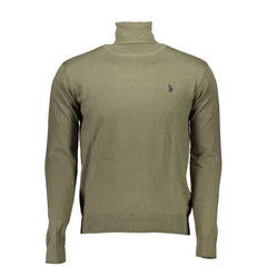 U.S. POLO ASSN. Green Cotton Men Sweater - Sweaters