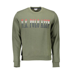 U.S. POLO ASSN. Green Cotton Men Sweater - Sweatshirts