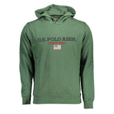 U.S. POLO ASSN. Green Cotton Sweatshirt - Hoodies