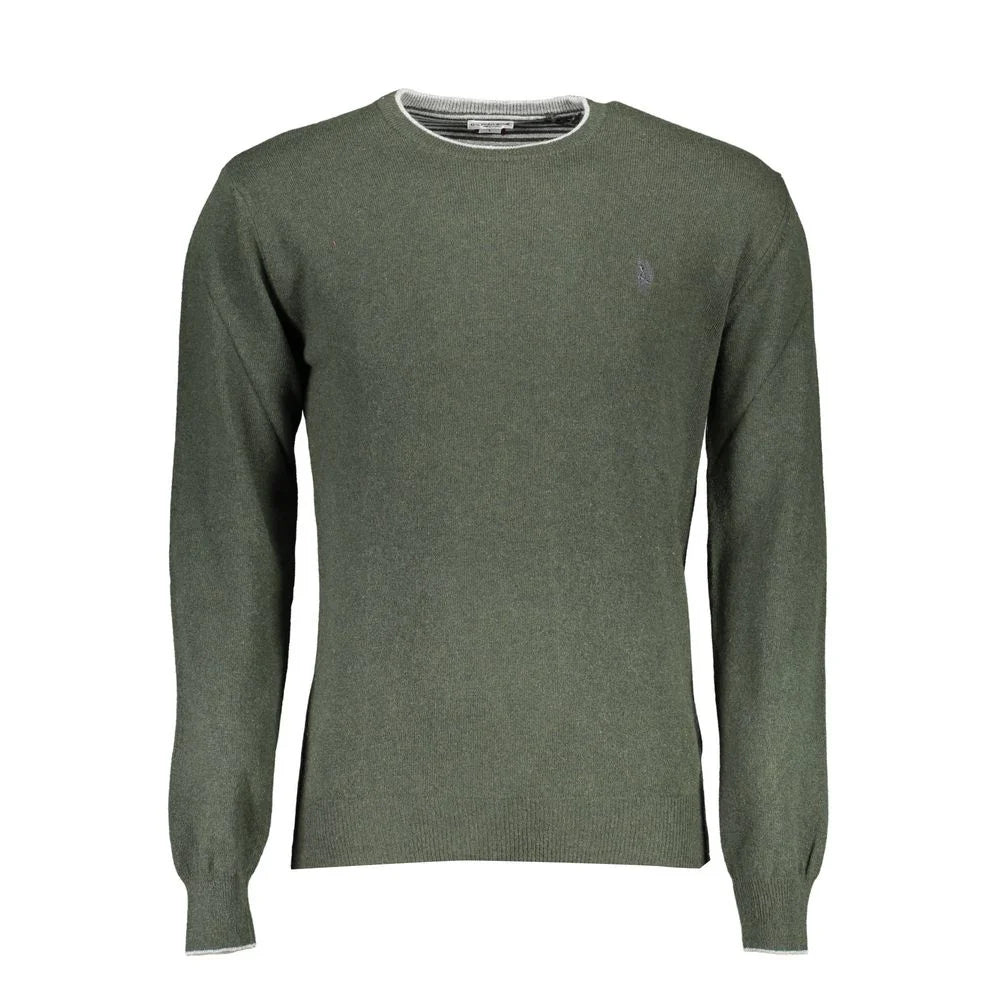 U.S. POLO ASSN. Green Wool Men Sweater - Sweaters