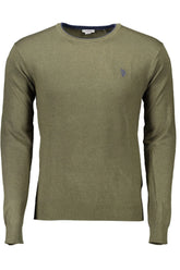 U.S. POLO ASSN. Green Wool Men Sweater - XXL - Sweaters