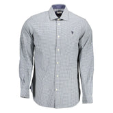 U.S. POLO ASSN. Light Blue Cotton Men Shirt - Shirts