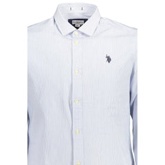 U.S. POLO ASSN. Light Blue Cotton Men Shirt - XXL - Shirts