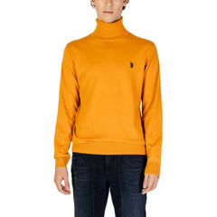 U.S. POLO ASSN. Orange Cotton Turtleneck - IT52 | XL - Sweaters