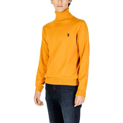 U.S. POLO ASSN. Orange Cotton Turtleneck - IT52 | XL - Sweaters