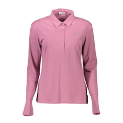 U.S. POLO ASSN. Pink Cotton Women Polo Shirt - XL
