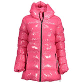 U.S. POLO ASSN. Pink Polyester Women Jacket - 44 - Puffer Jackets