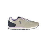 U.S. POLO ASSN. Silver Polyester Women Sneaker - Sneakers