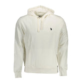 U.S. POLO ASSN. White Cotton Men Sweater - Hoodies