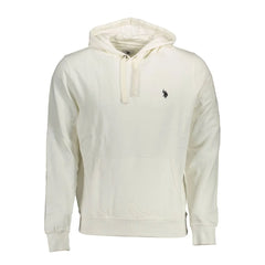 U.S. POLO ASSN. White Cotton Men Sweater - Hoodies