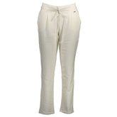 U.S. POLO ASSN. White Cotton Pant - Joggers