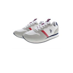 U.S. POLO ASSN. White Polyester Men Sneaker - Sneakers