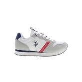 U.S. POLO ASSN. White Polyester Men Sneaker - Sneakers