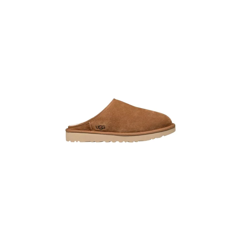 UGG Beige Suede Leather Clog
