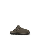 UGG Brown Calf Leather Bos Taurus Mules