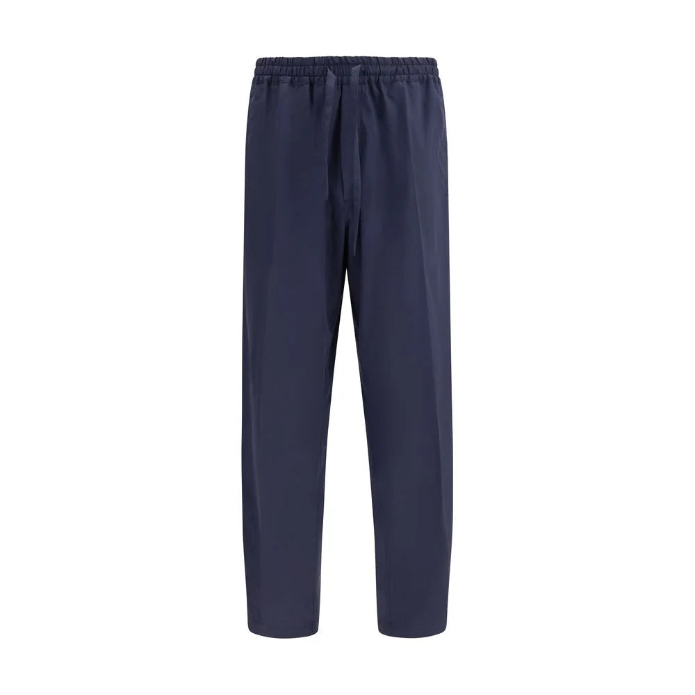Pantalones Casuales de Algodón Azul Umit Benan