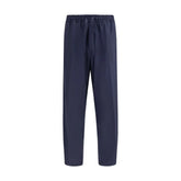 Umit Benan Blue Cotton Casual Pants