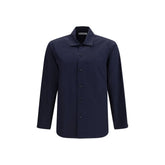 Umit Benan Blue Cotton Shirt