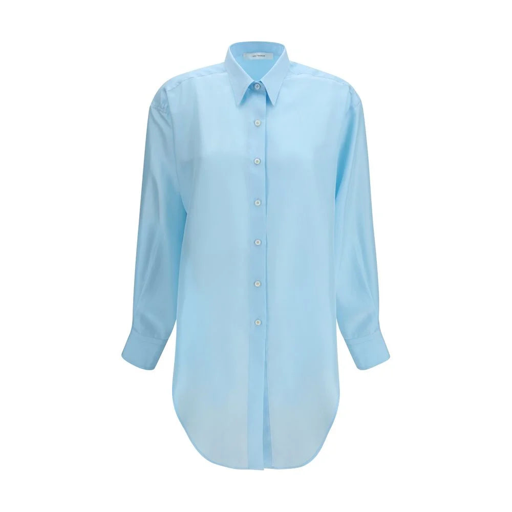Camisa de Seda Azul Umit Benan - IT42 | L