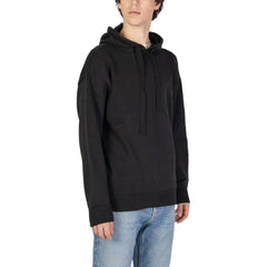 Underclub Black Cotton Sweater - IT44 | S - Hoodies