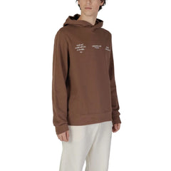 Underclub Brown Cotton Hoody - IT46 | M - Hoodies