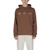Underclub Brown Cotton Hoody - IT46 | M - Hoodies