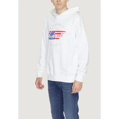 Underclub White Cotton Hoody - Hoodies